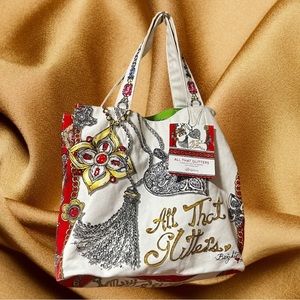 Brighton All that Glitters Canvas Bad w/ tags